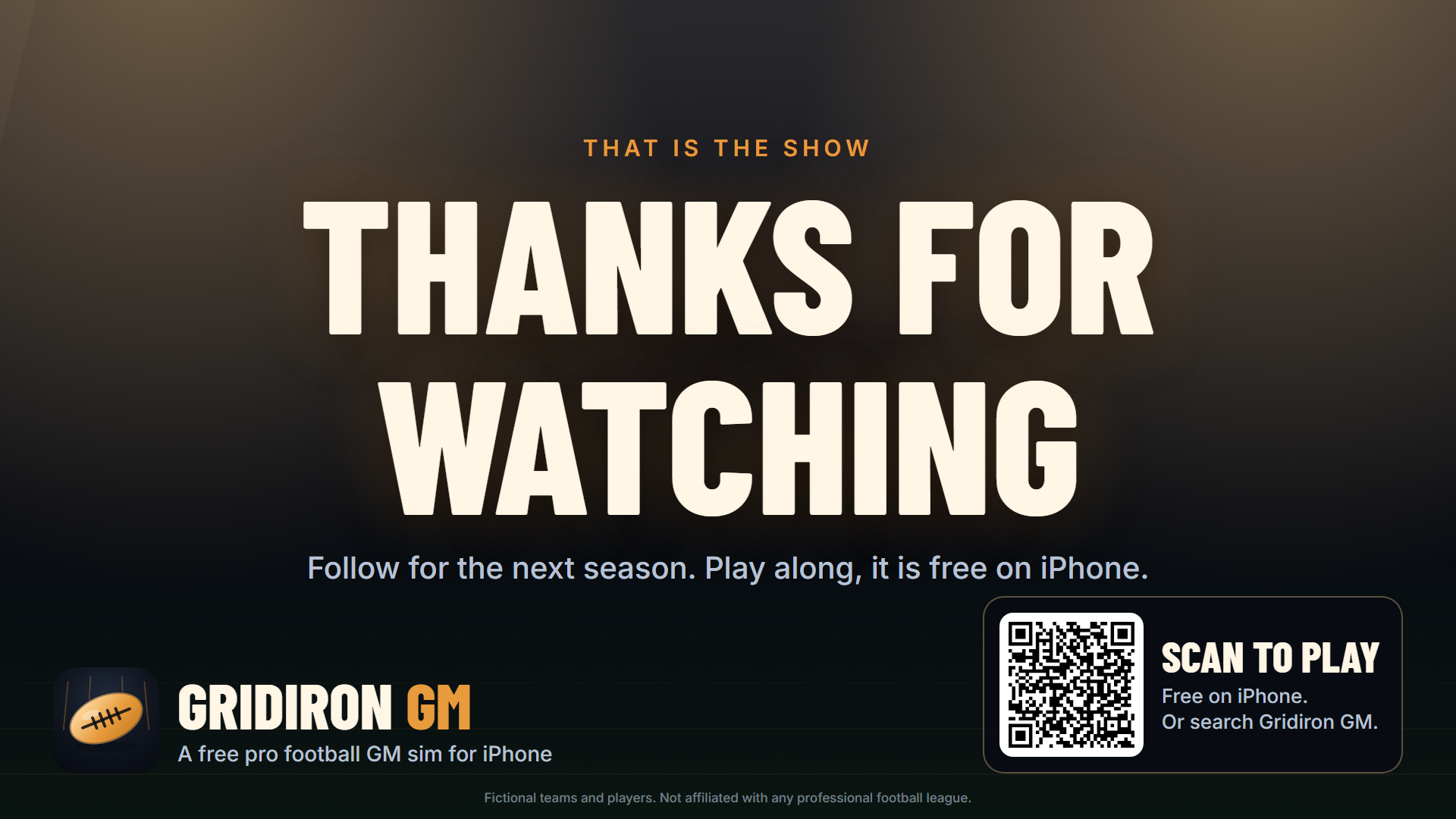 Thanks for watching